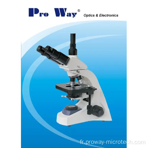Microscope biologique trinoculaire 40X-1000X Seidentopf